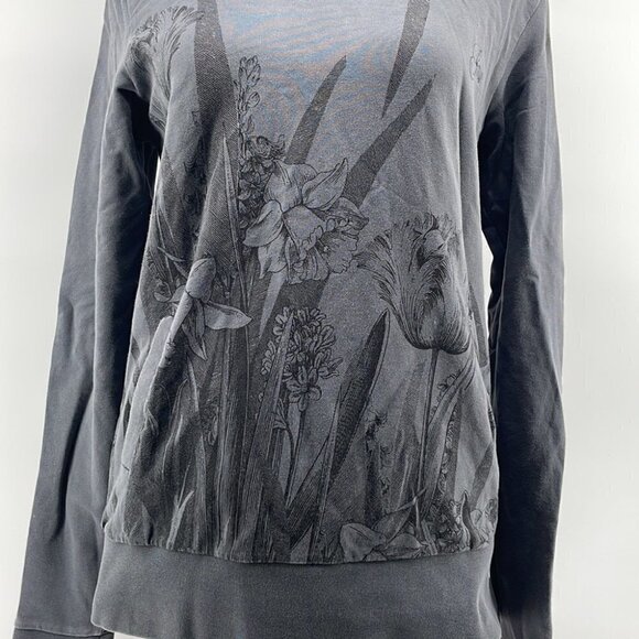 Gsus y2k pleated floral sweatshirt floral sz sm - Picture 5 of 9